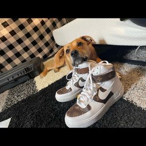 Custom made Louis Vuitton custom Nike from Not Geeks